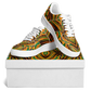 Men's Bold African Kente Inspired Pattern All-Over Print Core Low Shoes