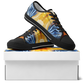 Men’s Bright Orange & Blue Abstract All Over Print Urban Peak Low Shoes