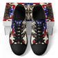 Women's Patriotic Stars & Cross Kaleidoscope Pattern All-Over Print Urban Peak Low Shoes