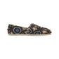 Women's Geometric Kaleidoscope Brown Pattern All Over Print  Classic Canvas Slip-On