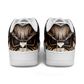 Women's Geometric Kaleidoscope Brown Pattern All Over Print Core Low Shoes