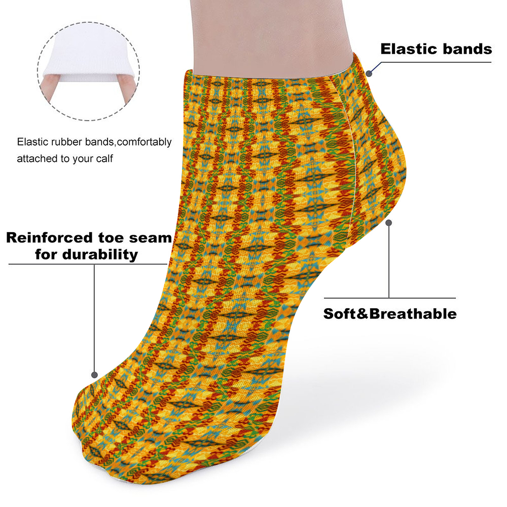 Women's  Custom Unisex Polyester Thick Socks