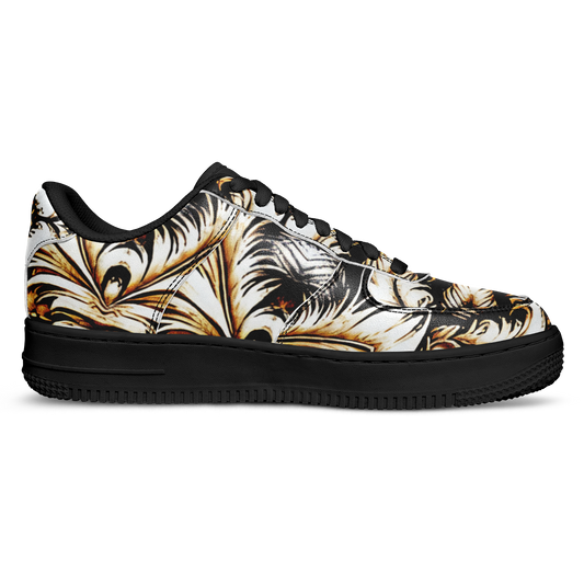 Men's Golden Baroque All-Over Print Core Low Shoes