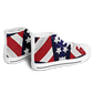 Women's Patriotic Star Flag Urban Peak High Top Shoes