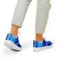 Women's Vibrant Blue Geometric All-Over Print Core Low Shoes
