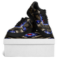 Men's Patriotic Kaleidoscope Pattern All-Over Print Core Low Shoes