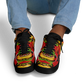 Men's Red Bold Tribal All-Over Print Core Low Shoes