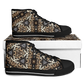 Men's Leopard Kaleidoscope Pattern All-Over Print Urban Peak High Top Shoes