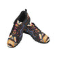 Men's Bold Geometric Pattern All-Over Print  Breathable Running Shoes