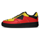 Women's Red Yellow Green and Black Stars Pattern All Over Print Urban Peak High Top Shoes