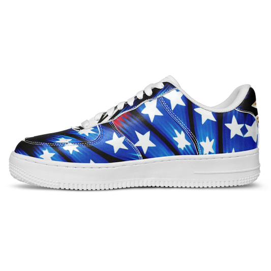 Women's American Flag Pattern All-Over Print Core Low Shoes