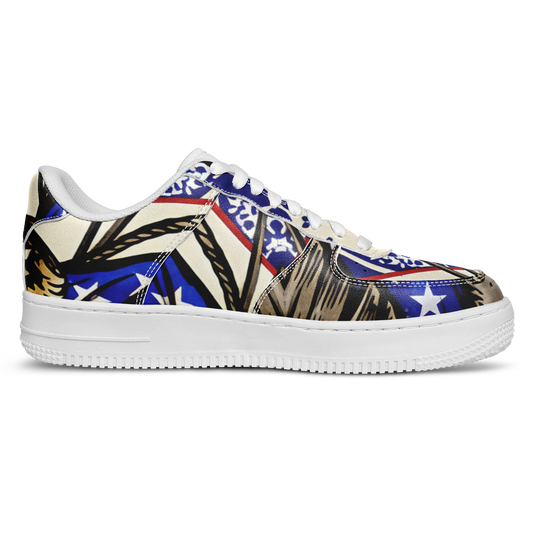 Women's Kaleidoscope Star Pattern All-Over Print Core Low Shoes