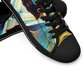 Men's Abstract Teal & Gold Pattern All Over Print Urban Peak Low Shoes
