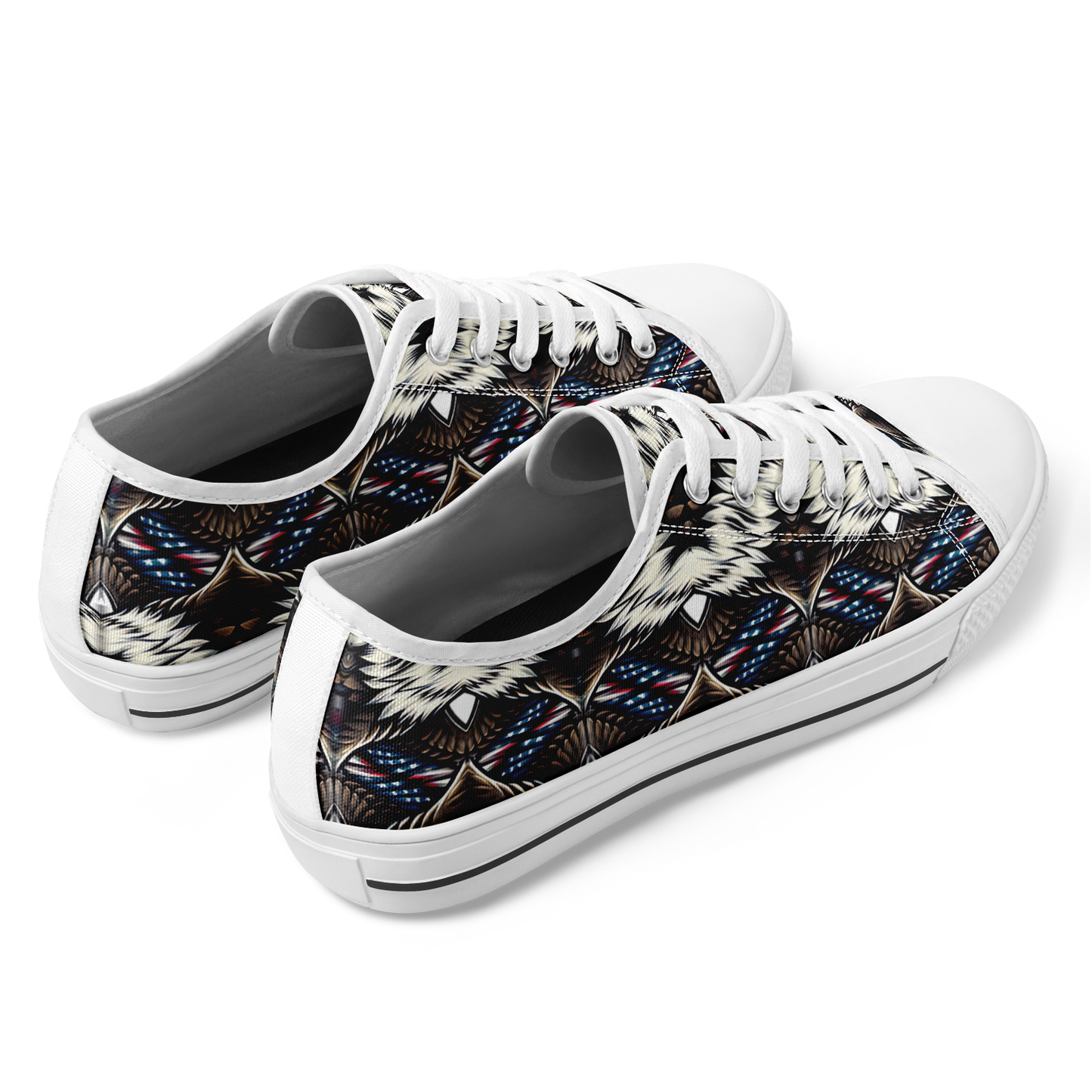 Women's Bold Geometric Pattern All-Over Print Urban Peak Low Shoes