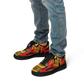 Men's Red Bold Tribal All-Over Print Core Low Shoes
