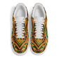 Women's Bold African Kente Inspired Pattern All-Over Print Core Low Shoes