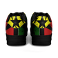 Women's Red Yellow Green and Black Stars Pattern All Over Print Urban Peak High Top Shoes