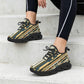 Women's Retro Geometric Tribal Pattern All-Over Print Twisted Sole Sneakers