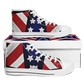 Women's Patriotic Star Flag Urban Peak High Top Shoes