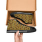 Men's Bold African Kente Inspired Pattern All-Over Print High Top Canvas Shoes