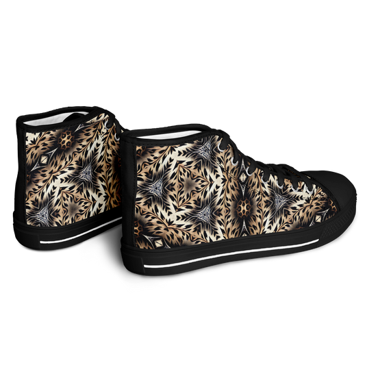 Men's Leopard Kaleidoscope Pattern All-Over Print Urban Peak High Top Shoes