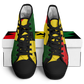 Women's Red Yellow Green and Black Stars Urban Peak High Top Shoes