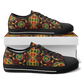 Men's African Kente Geometric Star Pattern All-Over Print Urban Peak Low Shoes