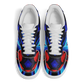 Women's Blue & Red Kaleidoscope Pattern All Over Print Core Low Shoes