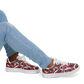 Men's Red Geometric Kaleidoscope pattern Core Low Shoes
