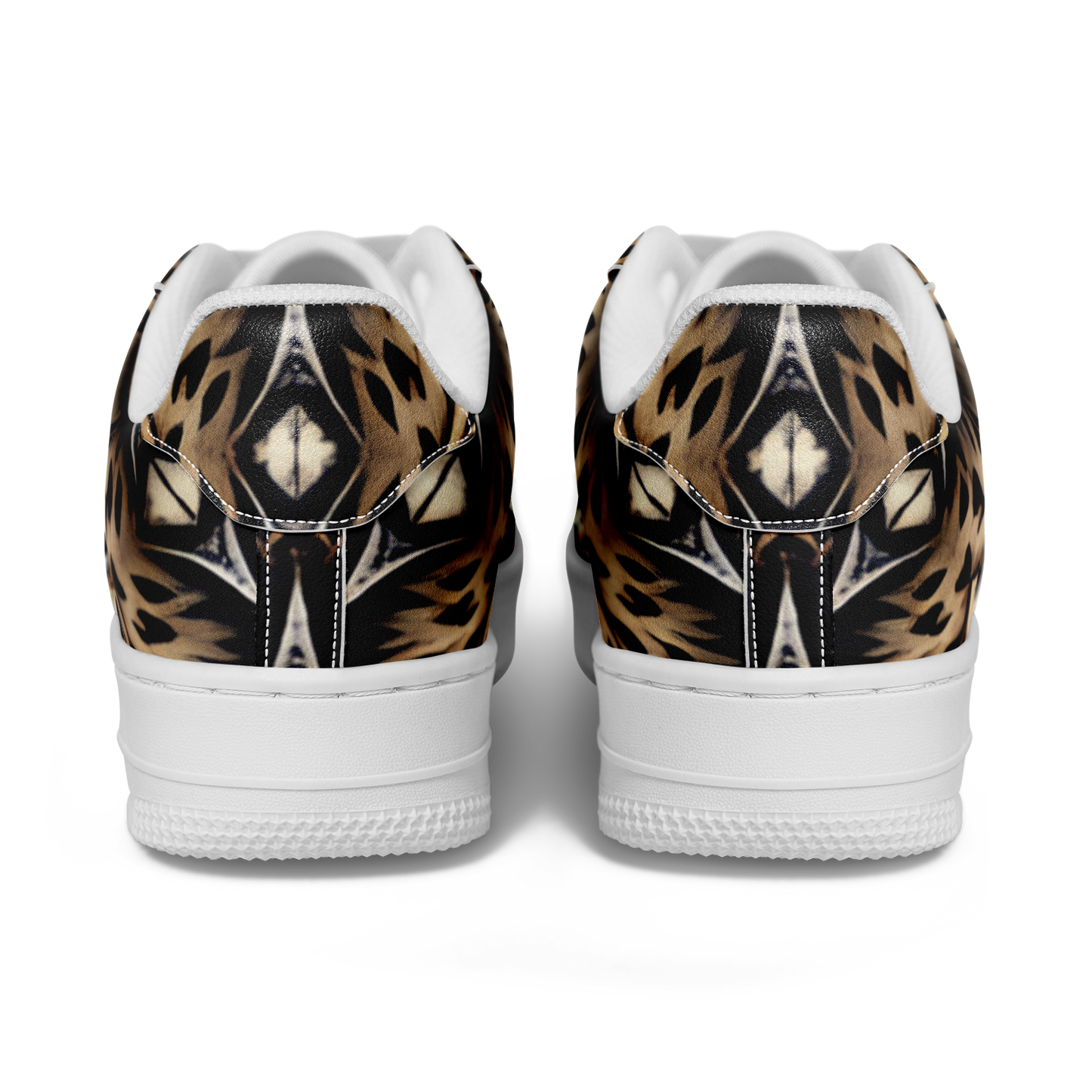 Men's Leopard Kaleidoscope Pattern All-Over Print Core Low Shoes