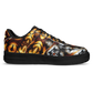 Men's Golden & Black Kaleidoscope Pattern All-Over Print Core Low Shoes
