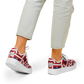 Women's Red Geometric Kaleidoscope Core Low Shoes