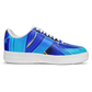 Women's Vibrant Blue Geometric All-Over Print Core Low Shoes