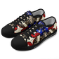 Women's Patriotic Stars & Cross Kaleidoscope Pattern All-Over Print Urban Peak Low Shoes