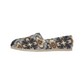 Women's Neutral Geometric Floral Pattern All Over print  Classic Canvas Slip-On