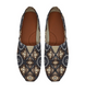 Women's Geometric Kaleidoscope Brown Pattern All Over Print  Classic Canvas Slip-On
