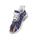 Men's Starburst Patriotic Colors Pattern All-Over-Print Twisted Sole Sneakers