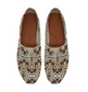 Women's Leopard Trendy Geometric Pattern All-Over Print Classic Canvas Slip-On