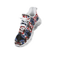 Men's Patriotic Star Kaleidoscope Pattern All-Over Print Twisted Sole Sneakers