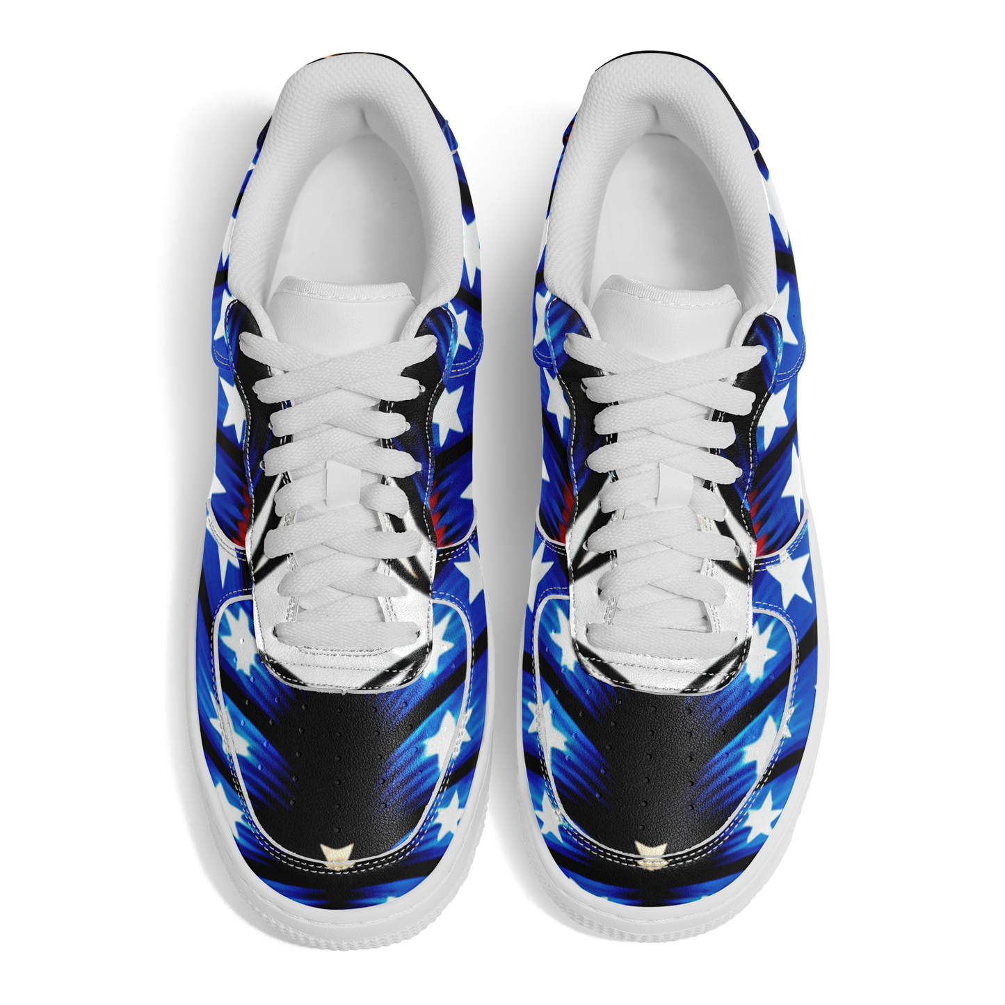Men's American Flag Pattern All-Over Print Core Low Shoes