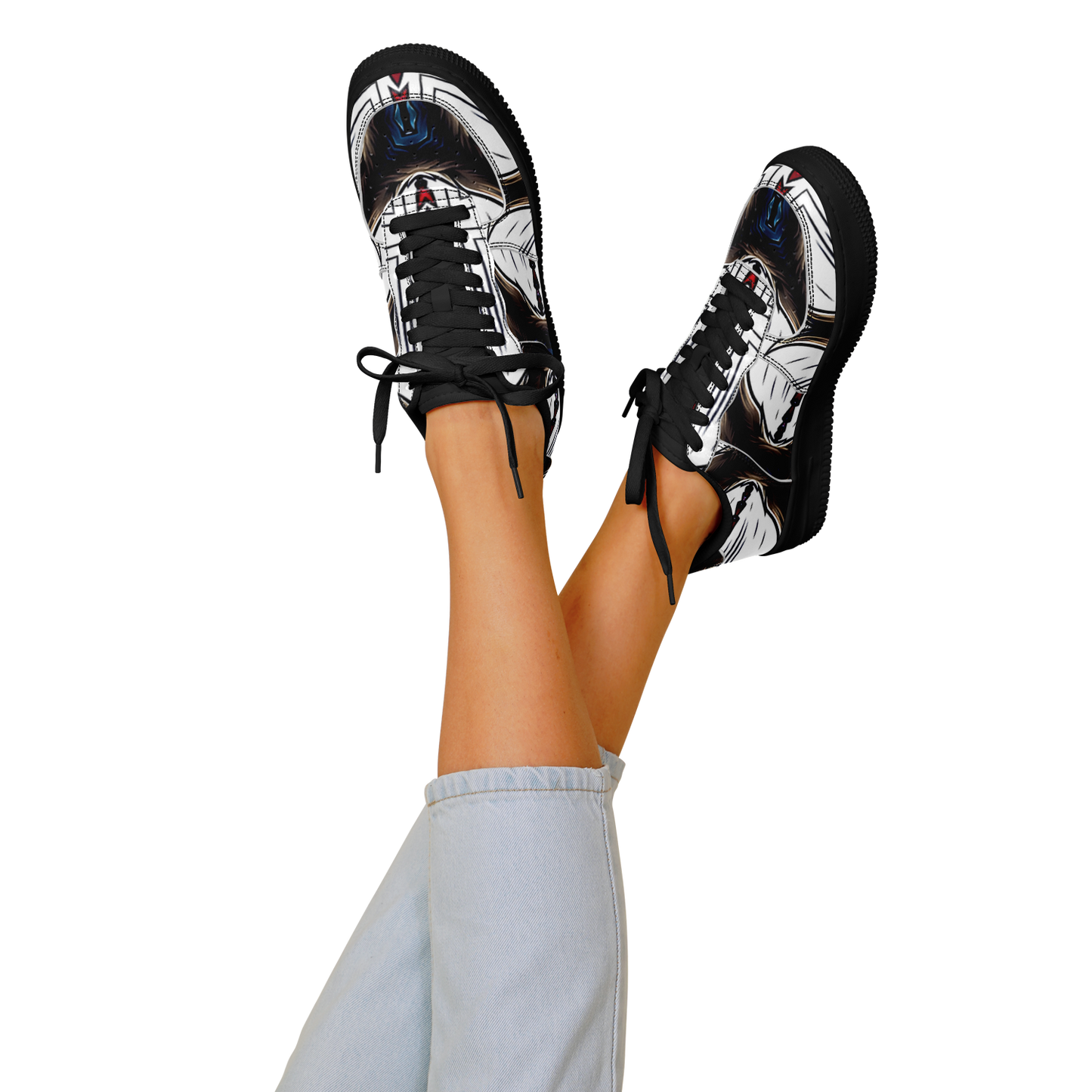 Women's Abstract Symmetry Pattern Core Low Shoes