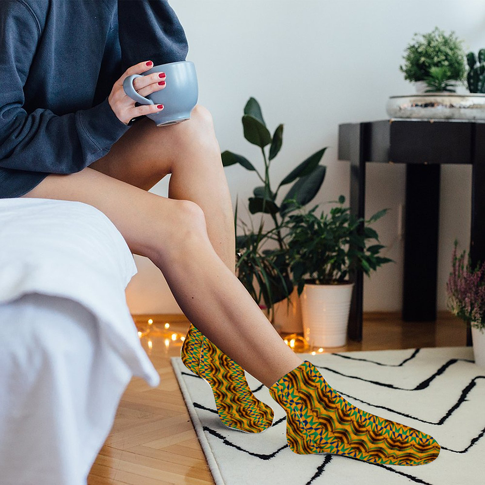 Women's Custom Unisex Polyester Thick Socks