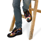 Men's Bold Geometric Pattern All-Over Print Core Low Shoes