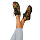 Women's Vibrant African Kente Geometric Pattern All-Over Print  Core Low Shoes