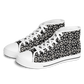 Women's Black Geometric Pattern Urban Peak High Top Shoes