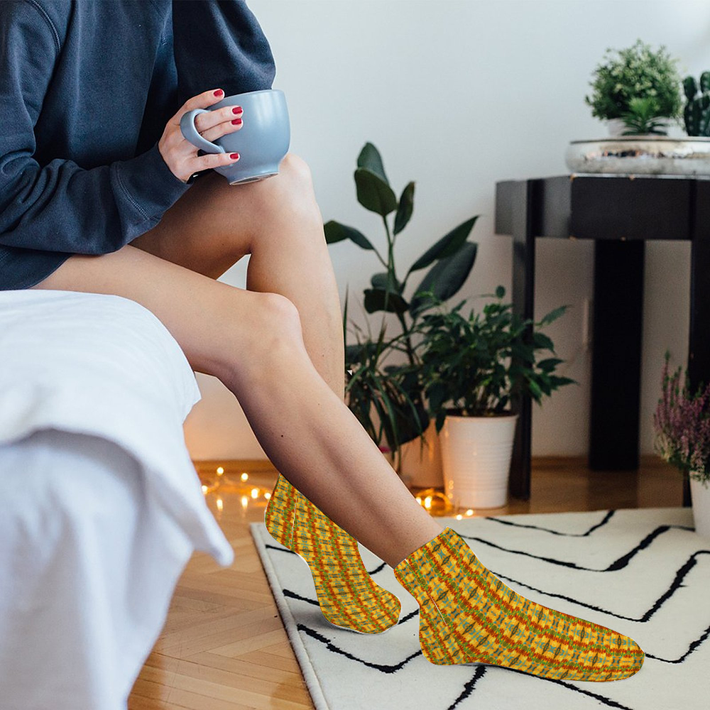 Women's  Custom Unisex Polyester Thick Socks