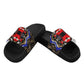 Women's Patriotic Kaleidoscope Pattern All-Over Print Slide Sandals