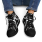 Men's Black & White Kaleidoscope Pattern All Over Print Urban Peak High Top Shoes