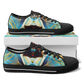 Women's Abstract Teal & Gold Pattern All Over Print Urban Peak Low Shoes