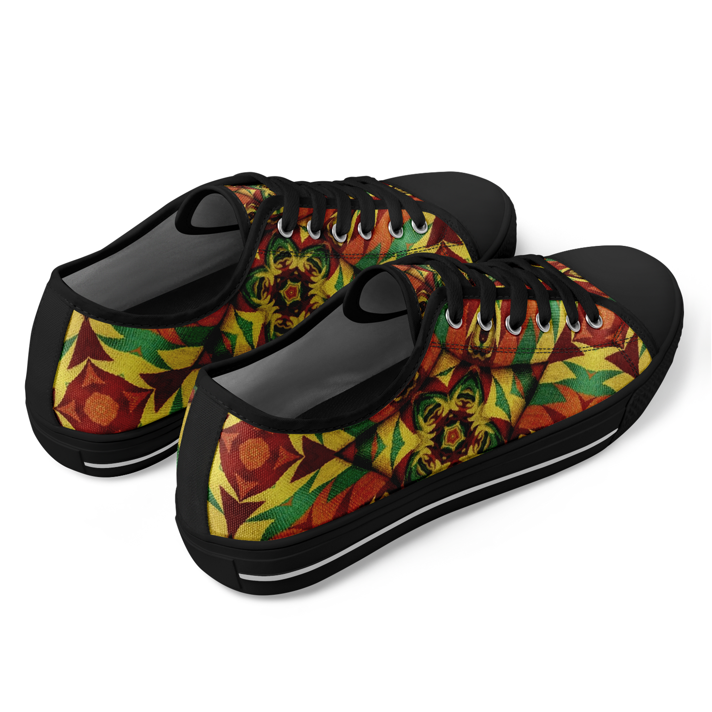 Women's Bold Tribal Kaleidoscope Pattern All Over Print All Over Print Urban Peak Low Shoes